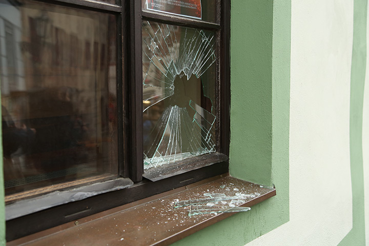 A2B Glass are able to board up broken windows while they are being repaired in Minster.